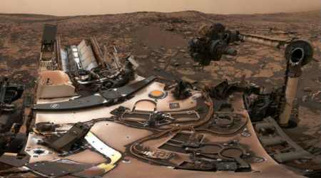 NASA, Mars dust storm, NASA Curiosity probe, Curiosity panorama image, NASA Mars missions, Curiosity rover Mars, NASA Jet Propulsion Laboratory, Vera Rubin Ridge, NASA missions