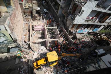 Four children among 7 dead as Ashok Vihar building ‘that had been tilting’ collapses, Kejriwal orders inquiry