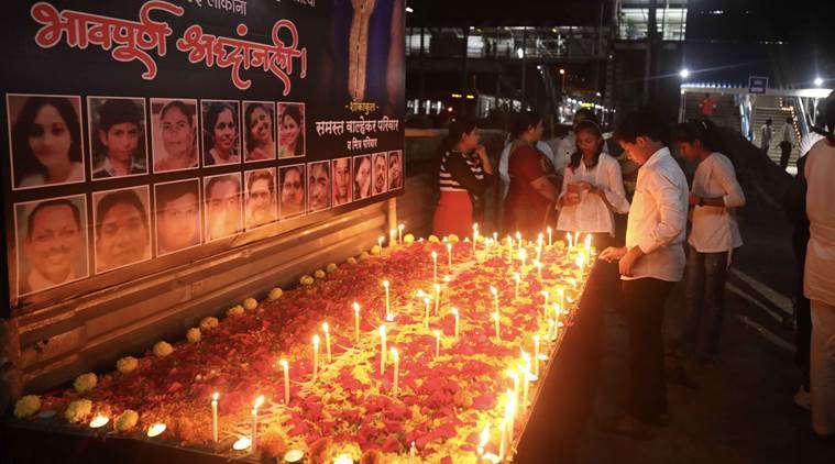 elphinstone stampede anniversary, stampede anniversary, Elphinstone Road station, Mumbai station, India News, Indian Express