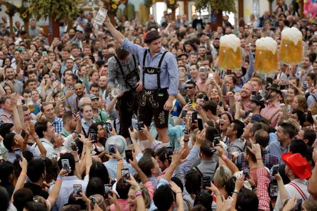 Beer Flows As Germany’s Oktoberfest Opens In Munich
