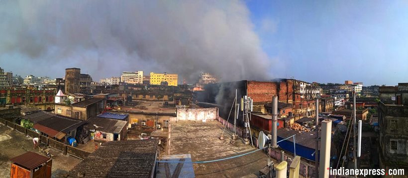 A day later, fire at Kolkata's Bagree Market yet to be contained