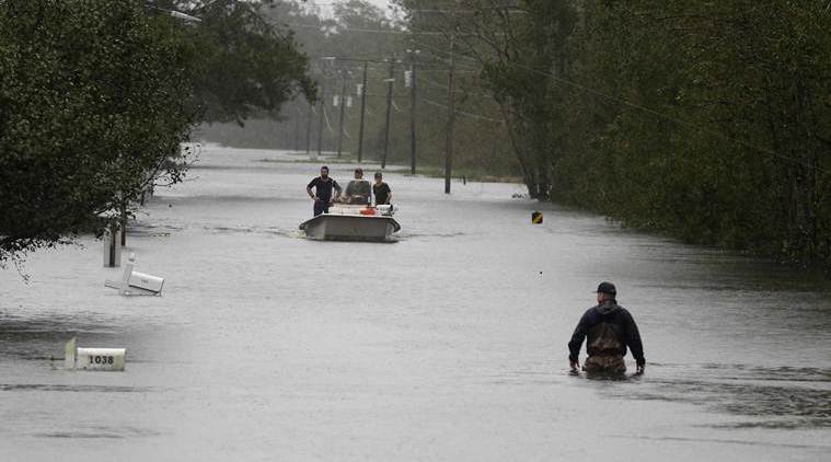 hurricane florence, tropical storm florence, carolina florence, death toll, north carolina, south carolina, weather news, world news, Indian express