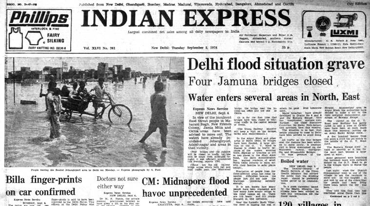 Forty Years Ago, September 5, 1978: Floods In Delhi | The Indian Express