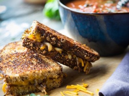 French Onion Grilled Cheese sandwich