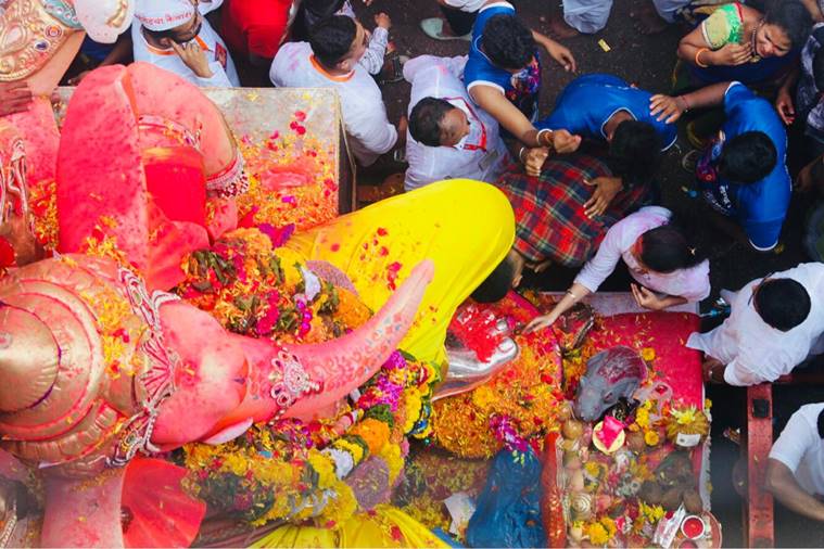 ganpati visarjan photos