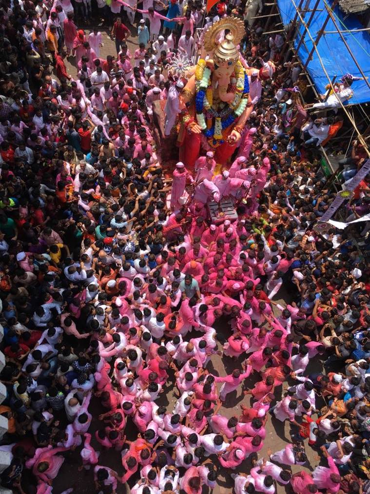 ganpati visarjan photos