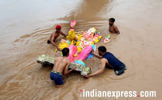 ganpati visarjan photos