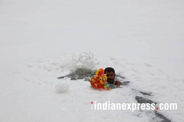 ganpati visarjan photos