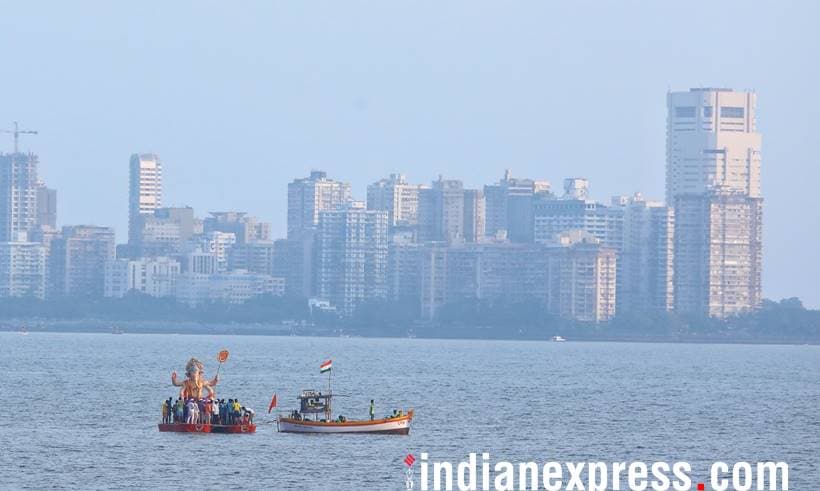 ganpati visarjan photos