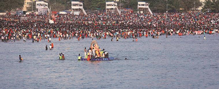Ganpati visarjan: Two dead, 44 injured as 41,000 idols immersed in Mumbai