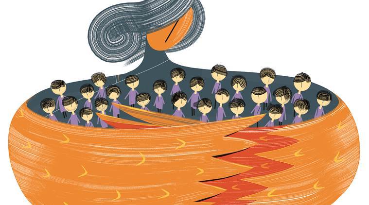 According to the new Act, the CWC’s responsibilities include taking cognizance of and receiving children produced before it, ensuring their rehabilitation and restoration, and taking action for rehabilitation of sexually abused children, among others. Illustration: C R Sasikumar