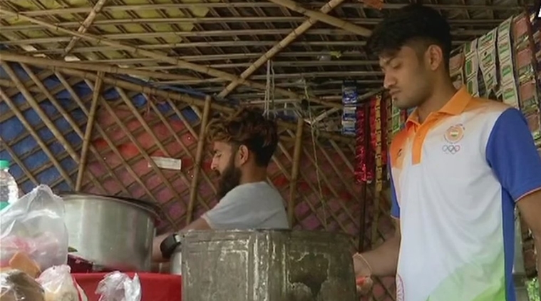 Harish Kumar, who returned from Asian Games with a bronze for India, has gone back to selling tea in Delhi (Source: ANI)