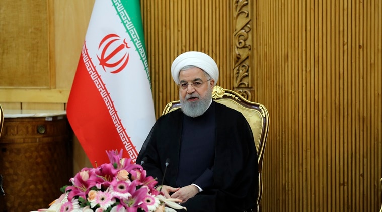 Iran, US, Hassan Rouhani, Donald Trump, US troops, Revolutionary Guard, World news, Indian Express