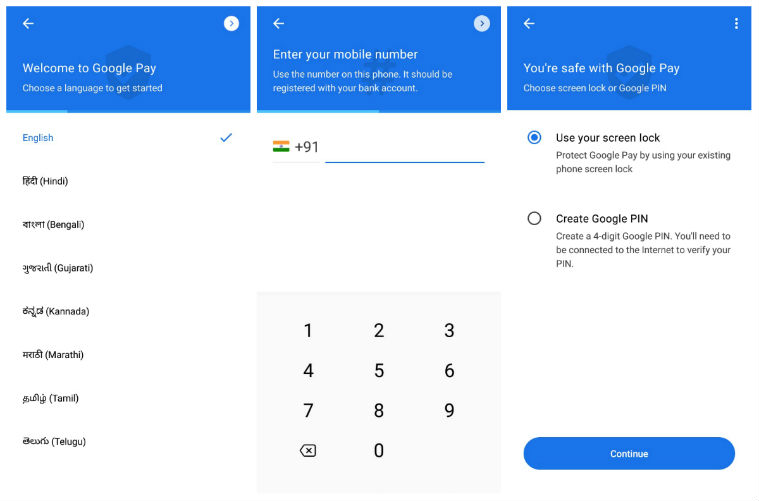 google pay account open