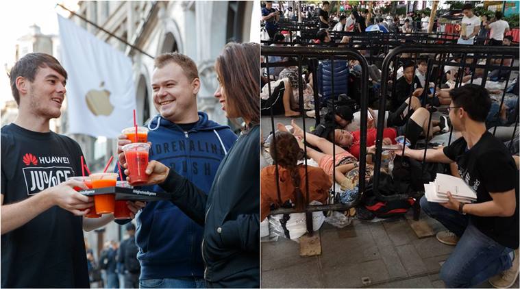 apple, apple launch day, apple sale day, huawei troll apple, huawei mobile troll apple, viral news, funny news, indian express