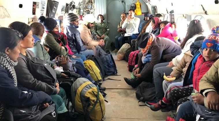 Watch: IAF carries out daring rescue of women and children tourists in Himachal