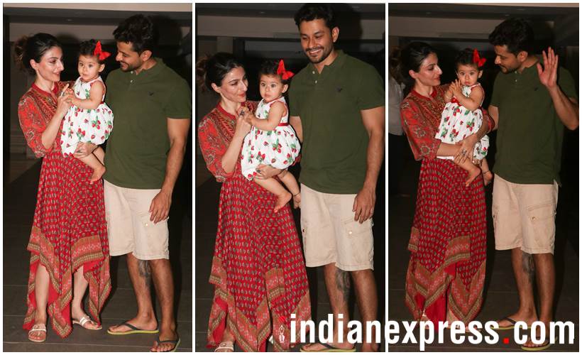 Inaaya Naumi Kemmu, Soha Ali Khan, Kunal Kemmu