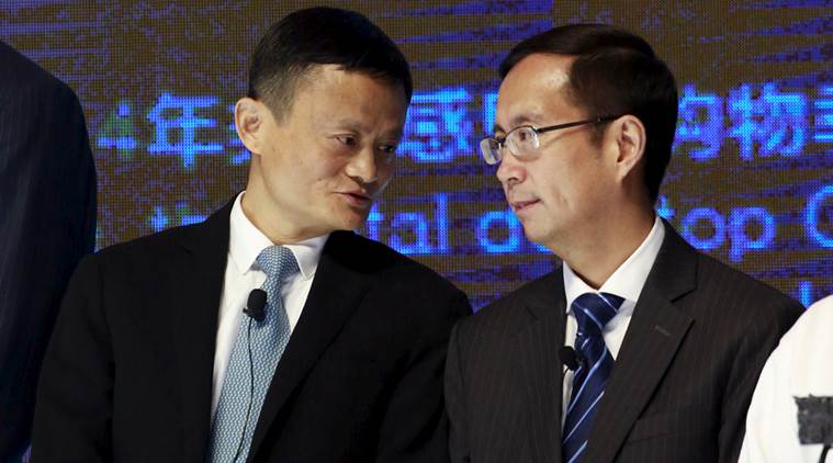 Jack Ma with Daniel Zhang