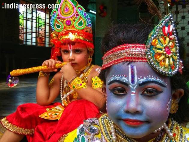 Janmashtami, Janmashtami celebrations, Janmashtami photos, Janmashtami celebration photos, Lord Krishna, birth of Lord Krishna