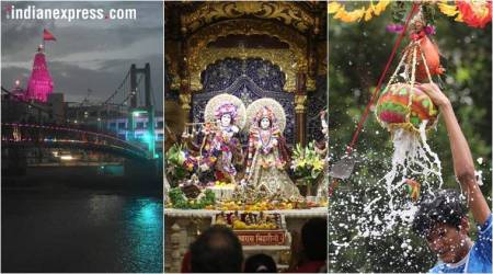 Janmashtami, Janmashtami celebrations, Janmashtami photos, Janmashtami celebration photos, Lord Krishna, birth of Lord Krishna