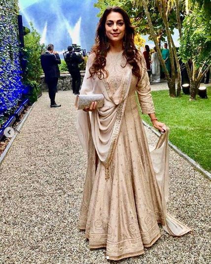 juhi chawla at isha ambani engagement party in italy 