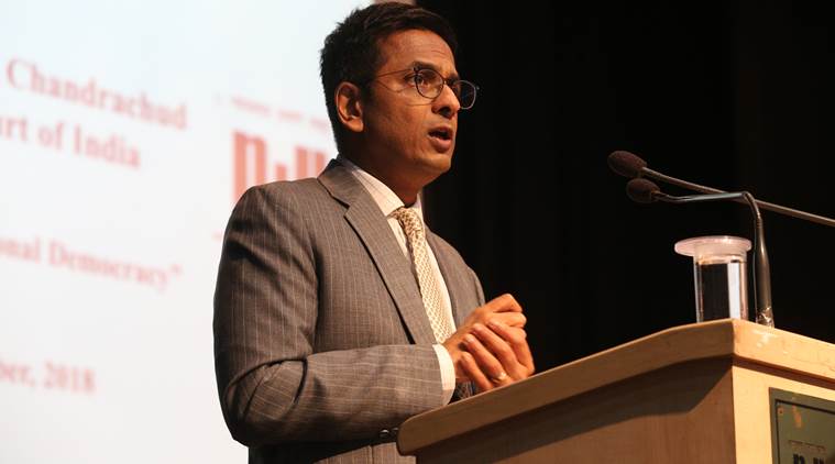 Why do politicians sometimes give power to the courts: Judge Chandrachud on section 377