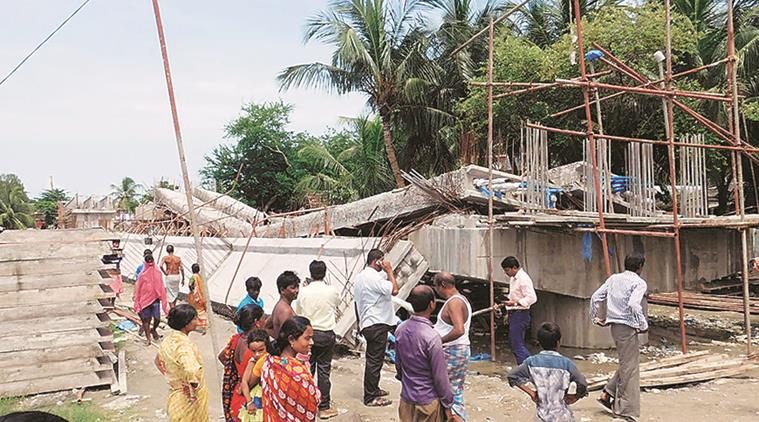 West Bengal: Bridge collapses in Kakdwip