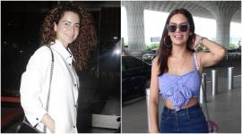 Best airport looks, Best airport looks bollywood, Kareena Kapoor Khan, Kangana Ranaut, Esha Gupta, Shilpa Shetty, celeb fashion, bollywood fashion, indian express, indian express news