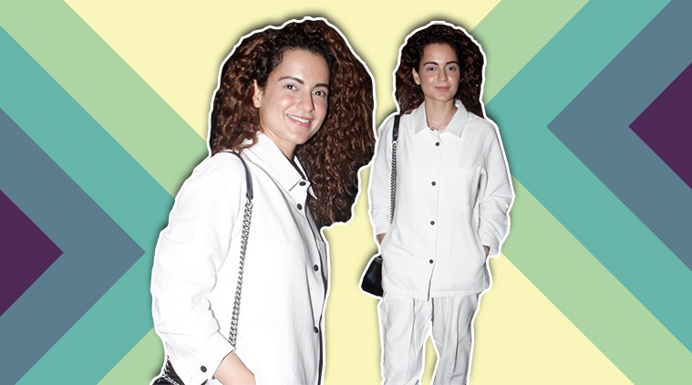 Kangana Ranaut, Kangana Ranaut airport, Kangana Ranaut bollywood fashion, Kangana Ranaut fashion style, Kangana Ranaut style file, indian express
