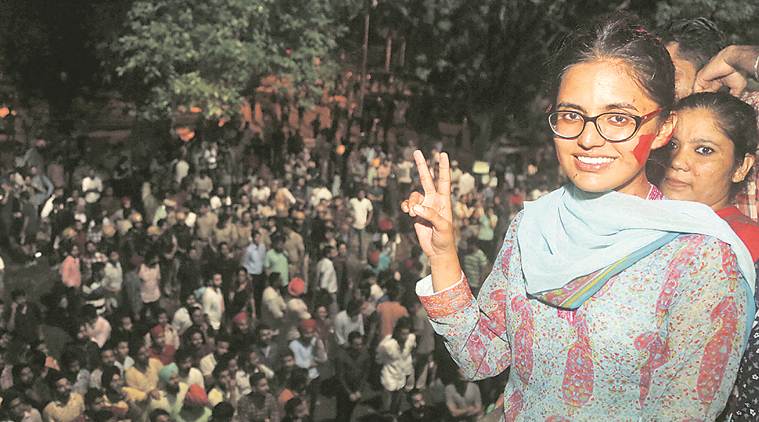 Left-leaning 22-year-old breaks Panjab University’s male bastion, asks RSS to not interfere