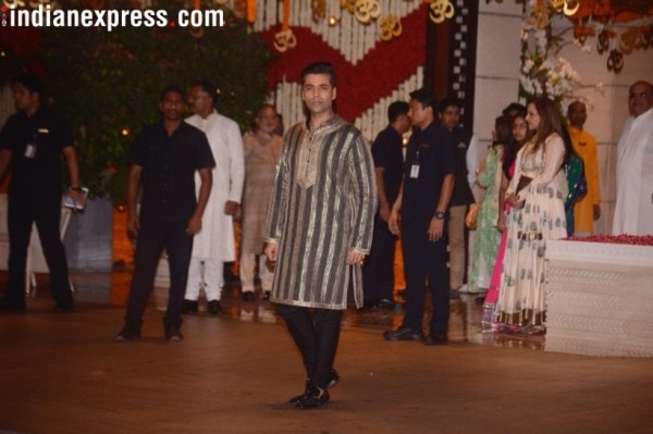 karan johar at ganesh chaturthi celebrations