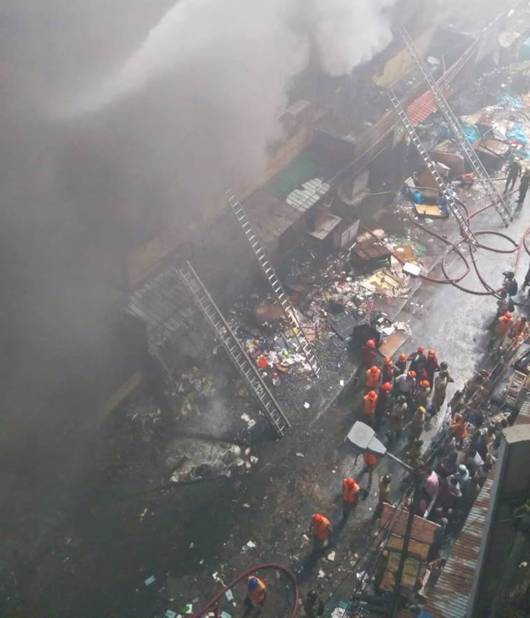 Portion Of The Blaze At Kolkata s Bagri Market Doused Fire Tenders