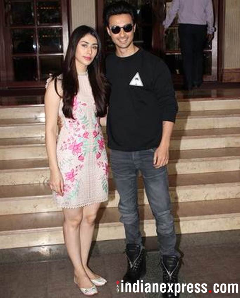 Loveratri actors Aayush Sharma and Warina Hussain