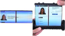 Rollable tablet PC, Queen's University Canada, MagicScroll tablet, 3D printing technology, MagicScroll cylindrical body, robotic actuators, flexible smart devices, pitcure browsing, gesture based controls