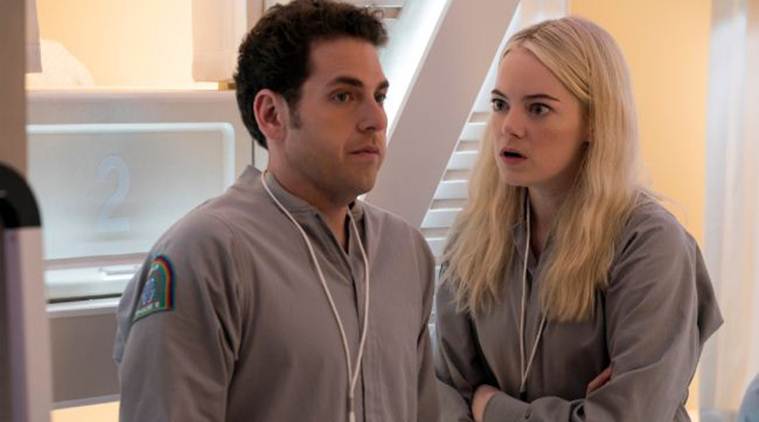 emma stone and jonah hill in maniac