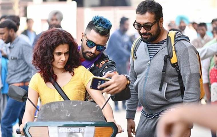 taapsee vicky and anurag kashyap in manmarzyaan