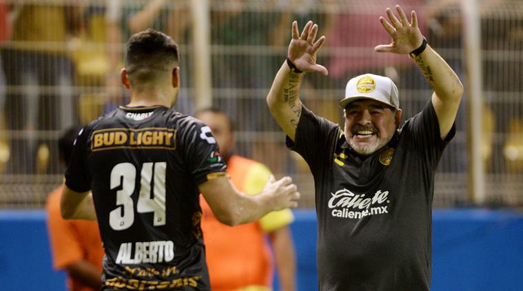 Image result for Angulo hat-trick helps get Maradona off to winning start in Mexico
