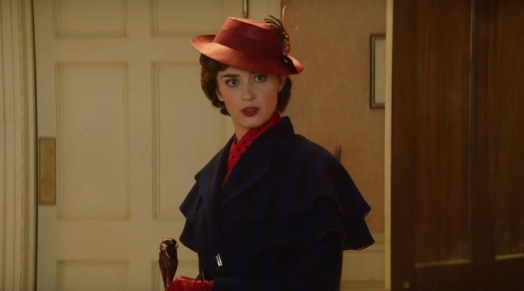 Mary Poppins Trailer Emily Blunt Is A Magical Nanny In This Cheery Christmas Film Hollywood