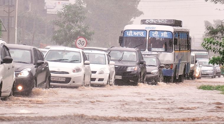 Mohali on alert after heavy rain lashes region, all educational institutions to stay shut today