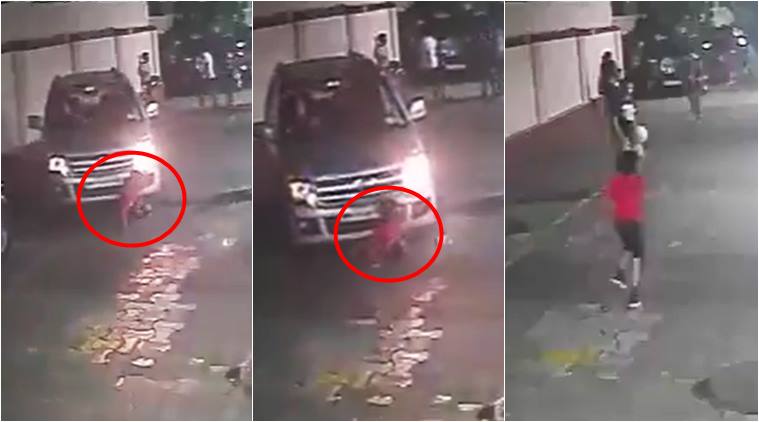 Video: Child miraculously survives after getting run over by car in ...