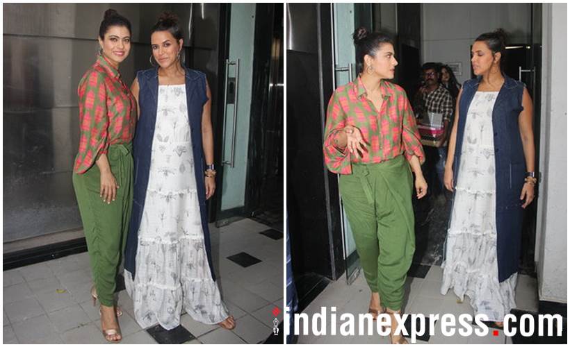 Neha Dhupia and Kajol