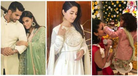 Have you seen these photos of Neha Dhupia, Hina Khan and Sunny Leone?