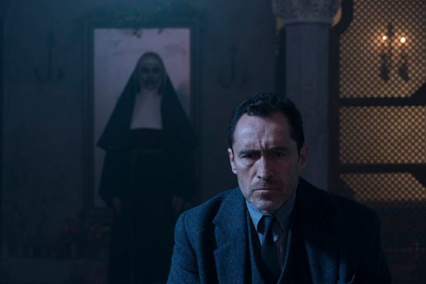 demian bichir as father burke in the nun
