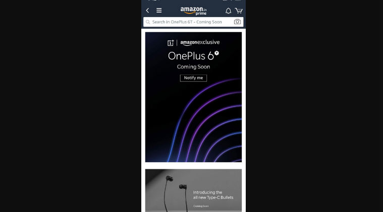 OnePlus 6T name confirmed, will be exclusive to Amazon India