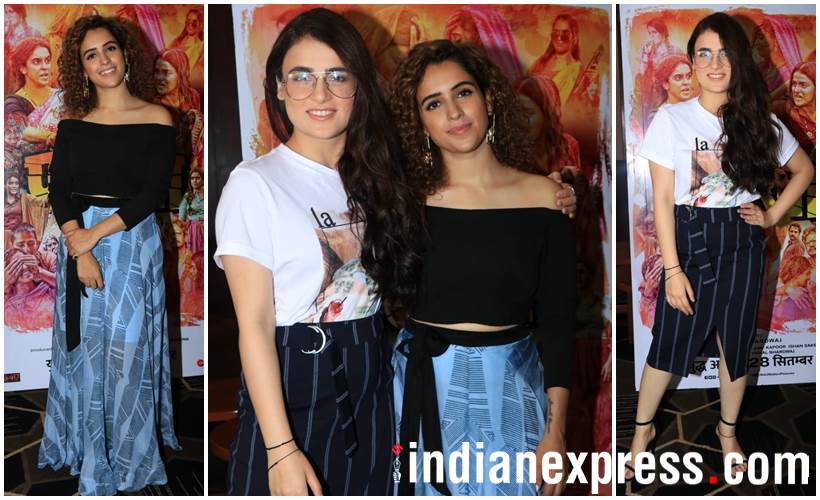 Pataakha stars Sanya Malhotra and Radhika Madan