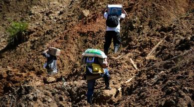 typhoon Mangkhut, Philippines, Philippines landslide, Philippines rescue operations, landslide death toll, Philippines weather, Philippines rain, Philippines storm, World News, Indian Express