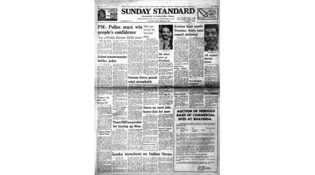 Krishan Kant, Janata MP, assailed Oriville Freeman, president of the Business International Corporation of the USA, for criticising India’s policy on foreign investments.