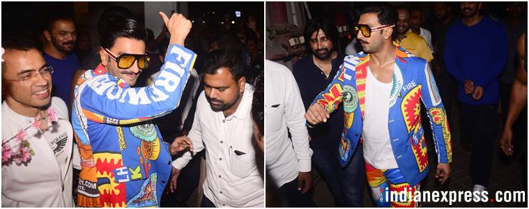 Ranveer Singh, Lecoanet Hemant, Ranveer Singh latest photos, Ranveer Singh fashion, Ranveer Singh quirky fashion, Ranveer Singh updates, celeb fashion, bollywood fashion, indian express, indian express news