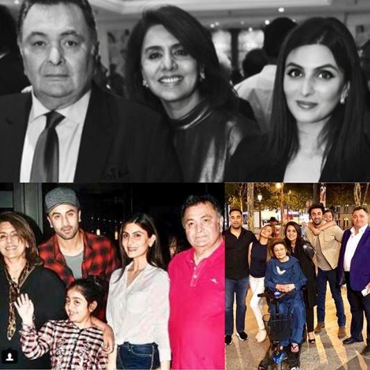 Rishi Kapoor Riddhima Kapoor Sahani