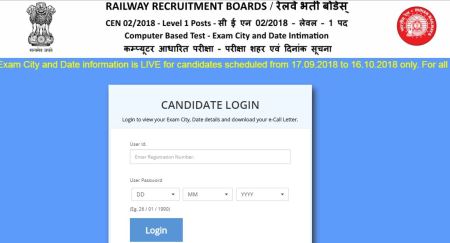 rrb, RRB Group D admit card, rrb group d